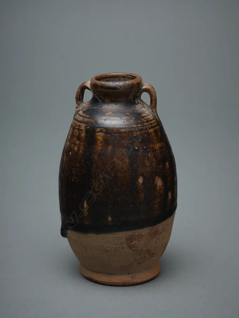 Stoneware bottle – Sawankhalok - c.14thC, Image 1++